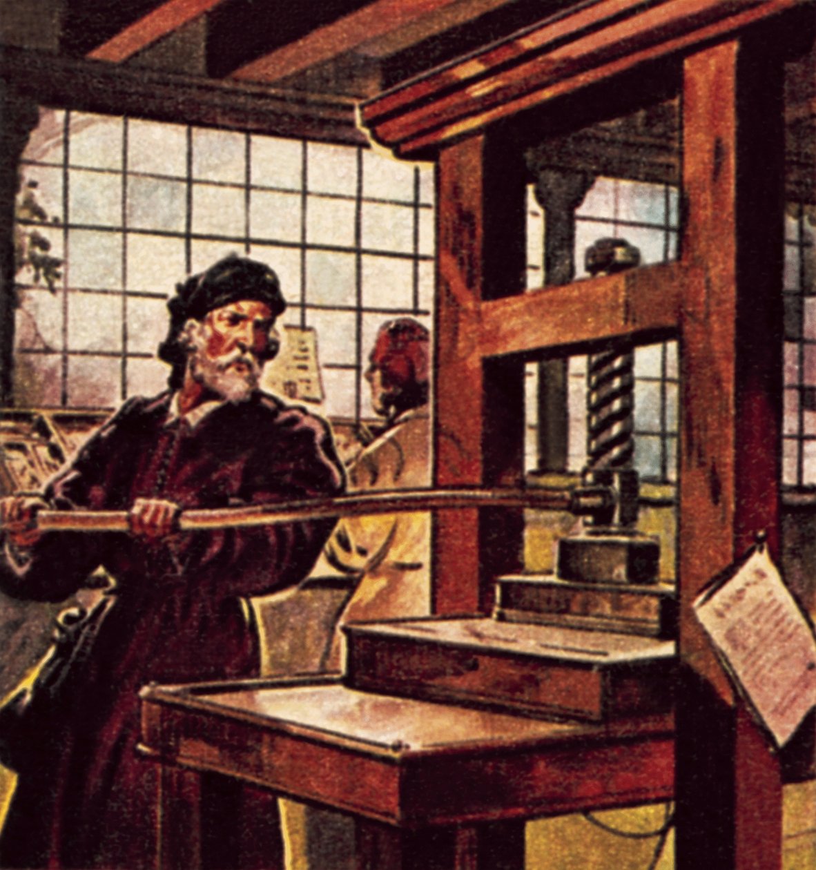 A imprensa de Caxton de James Edwin McConnell