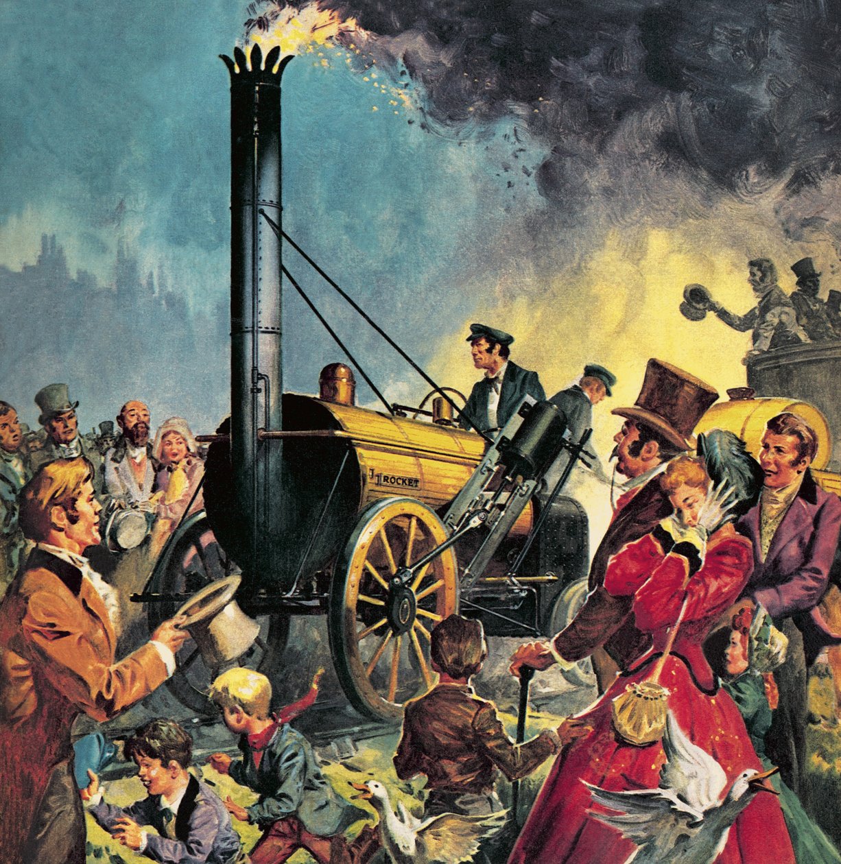 O foguetão de George Stephenson de James Edwin McConnell