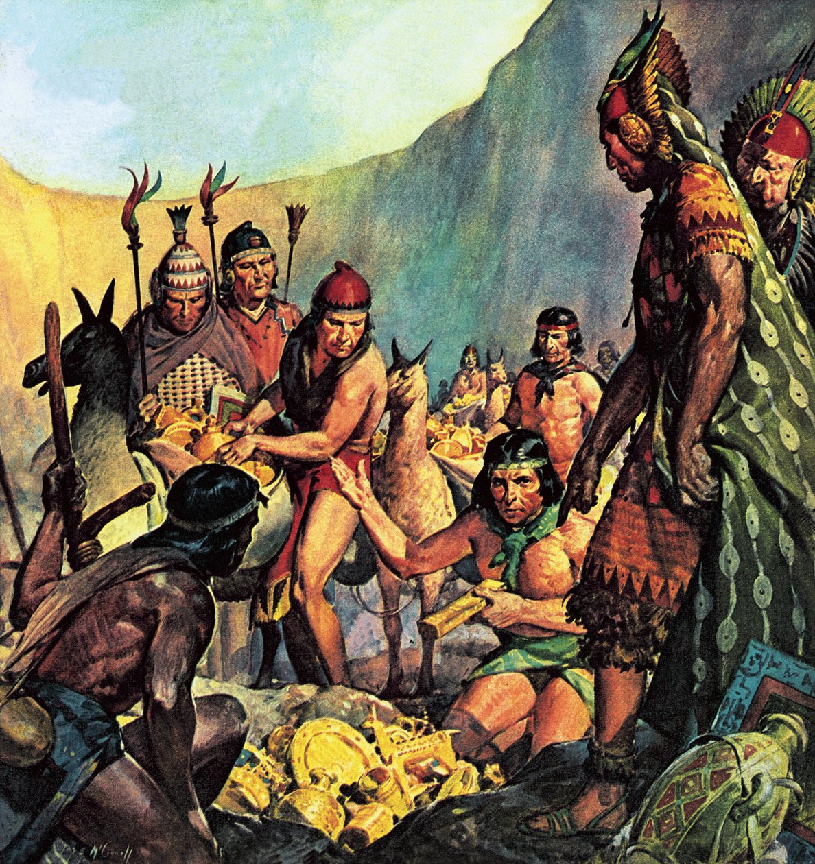Ouro escondido dos Incas de James Edwin McConnell