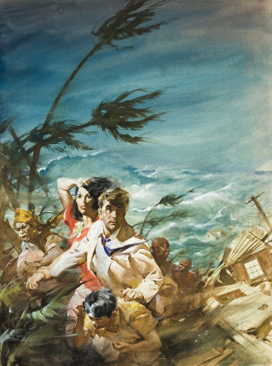 Furacão (guache sobre papel) de James Edwin McConnell