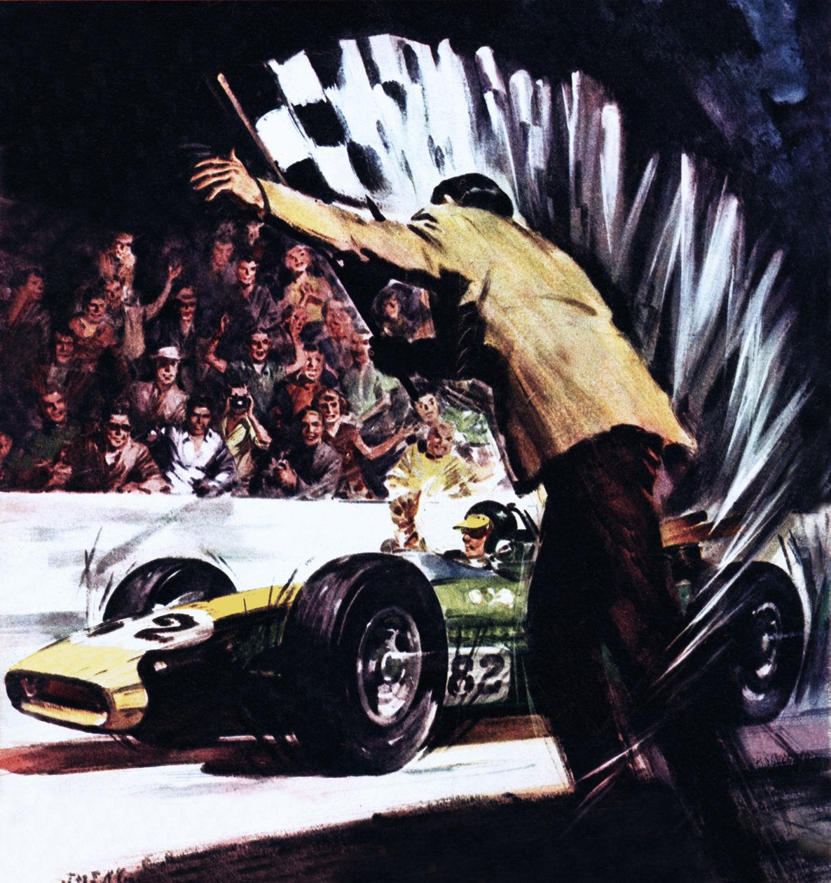 Jim Clark vence a grande corrida da América de James Edwin McConnell