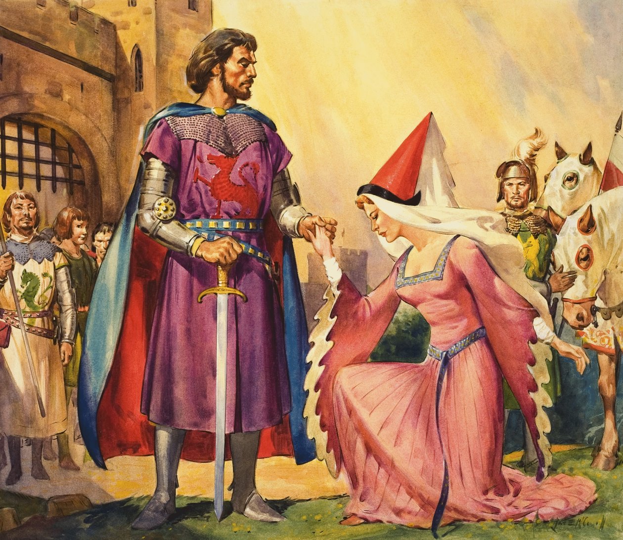 Rei Artur e Guinevere de James Edwin McConnell