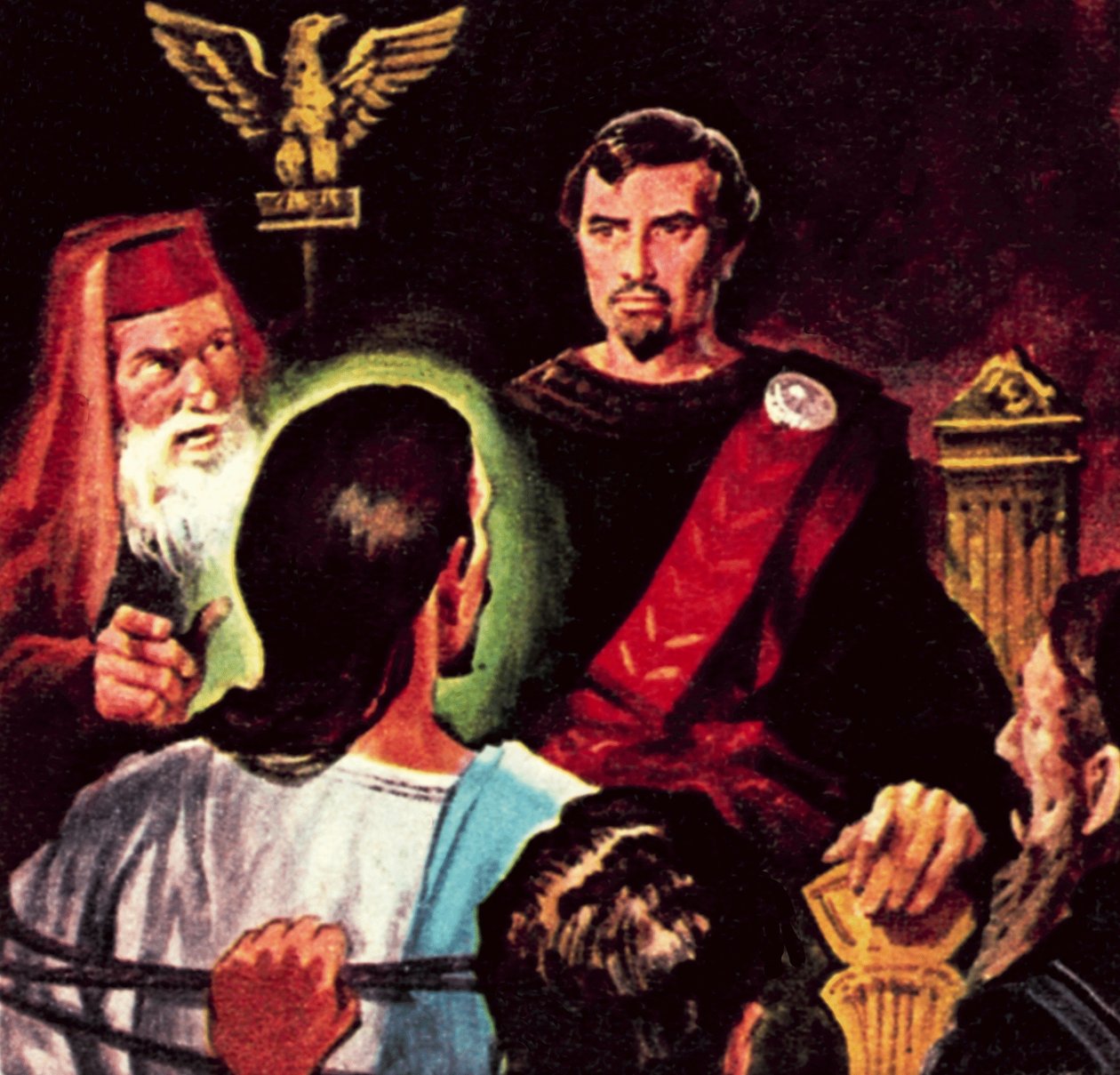 Pôncio Pilatos no julgamento de Jesus Cristo de James Edwin McConnell