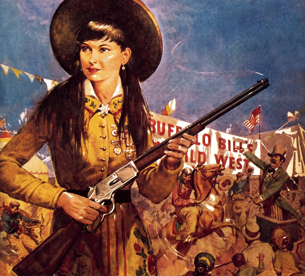 Sharpshooter Annie -- Annie Oakley e a sua arma de James Edwin McConnell