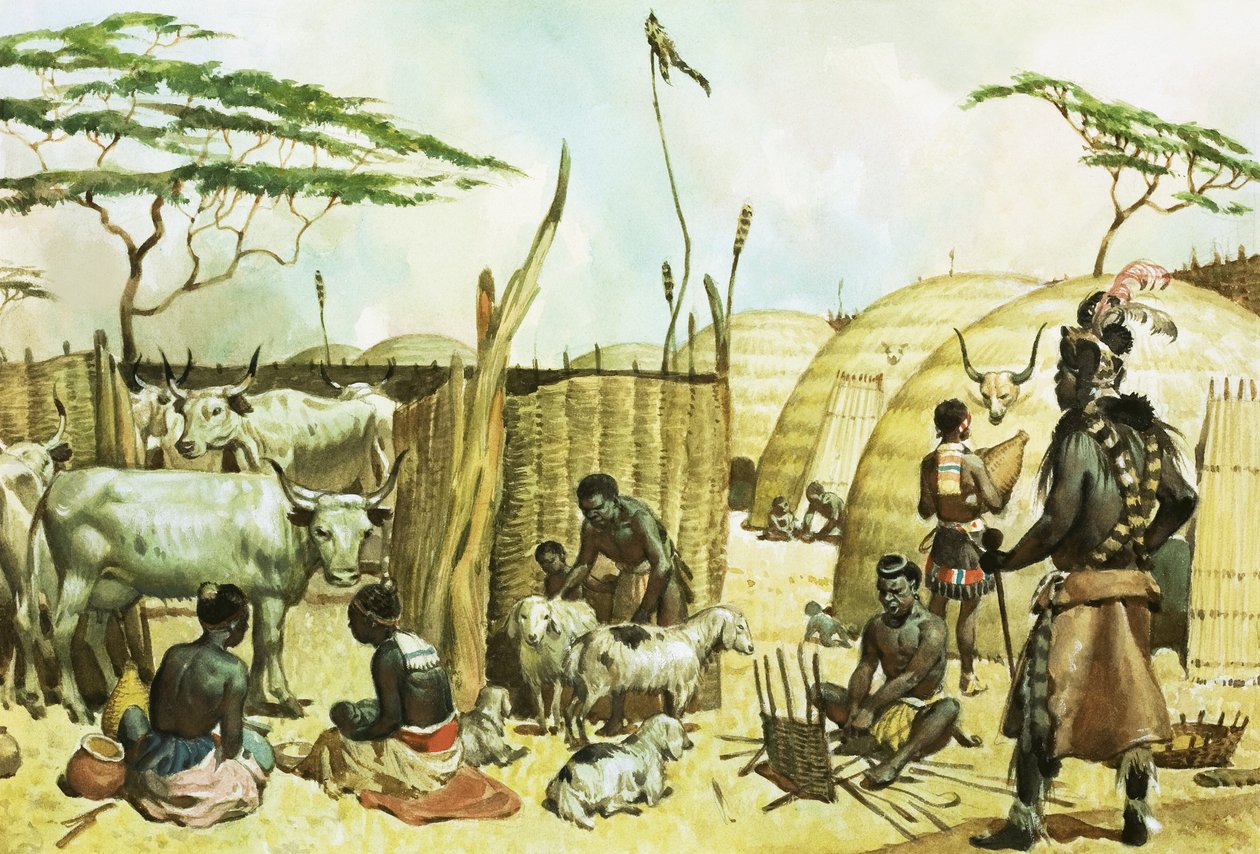 Aldeia Zulu de James Edwin McConnell