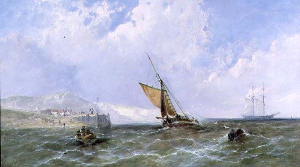 Navegação para fora da linha costeira de James Edwin Meadows