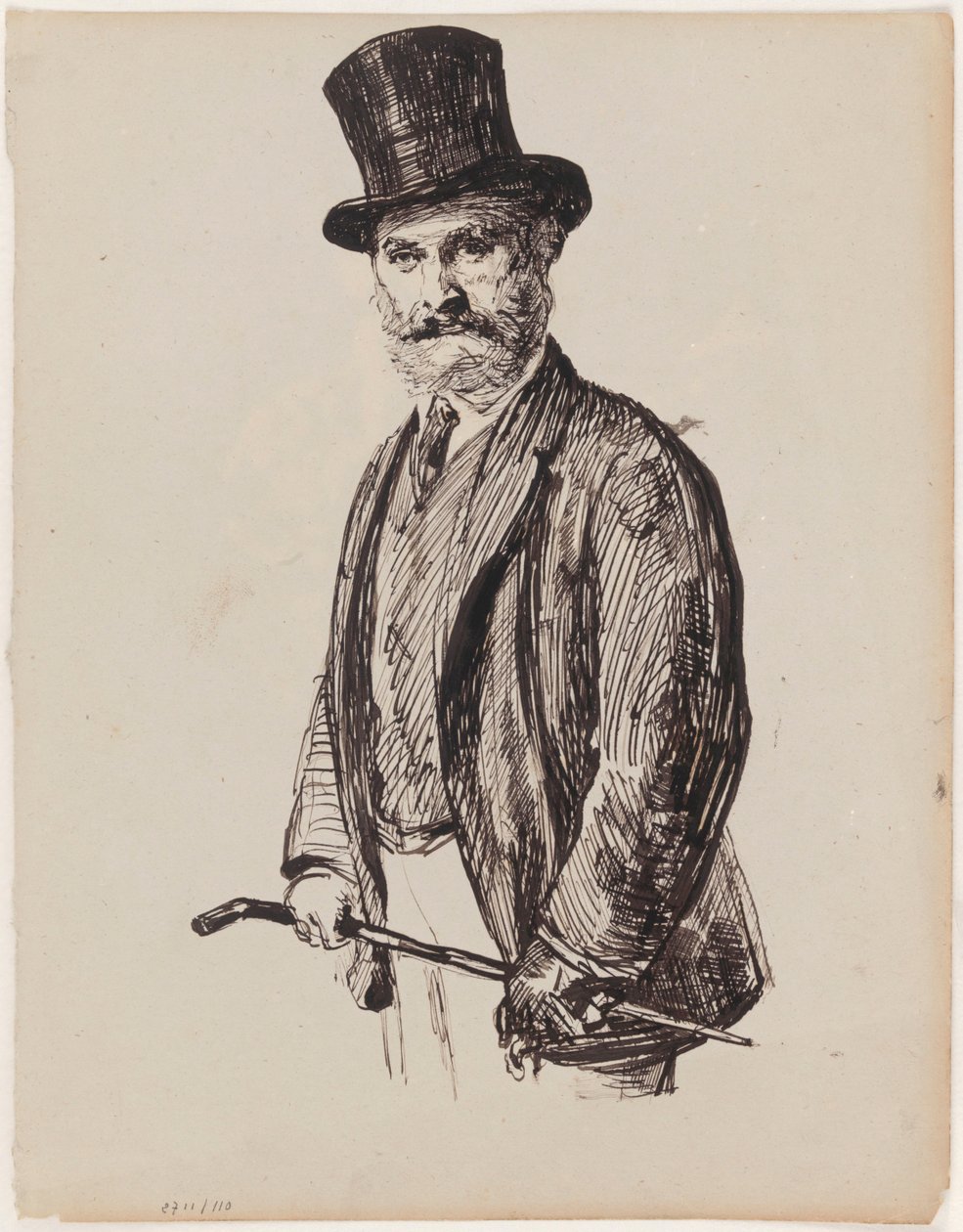 Segundo Fantin-Latour: o pintor Édouard Manet de James Ensor