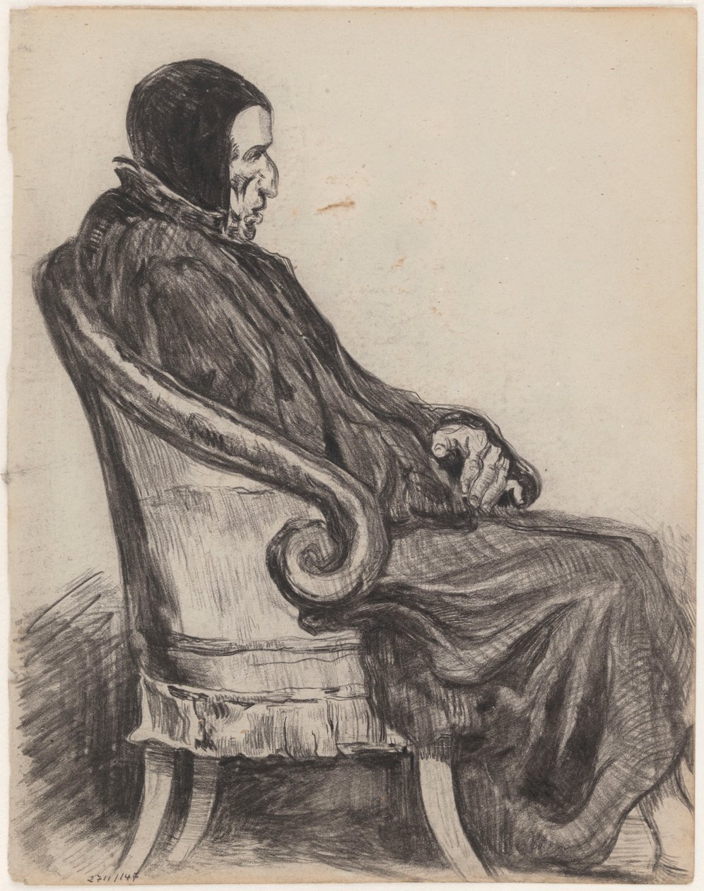 Segundo Honoré Daumier: o político francês François Barbé Marbois de James Ensor