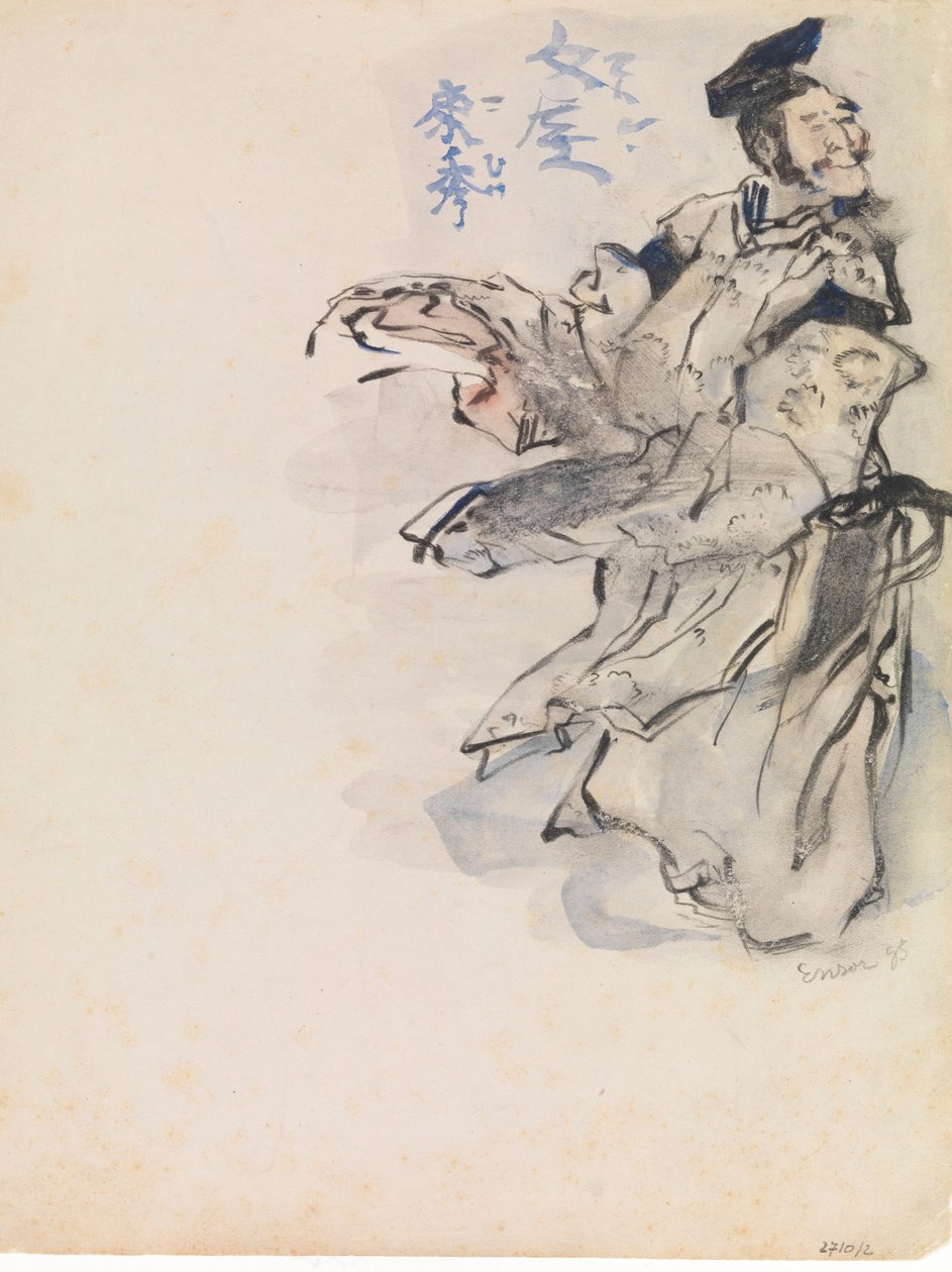 Chinoiserie, um homem de James Ensor