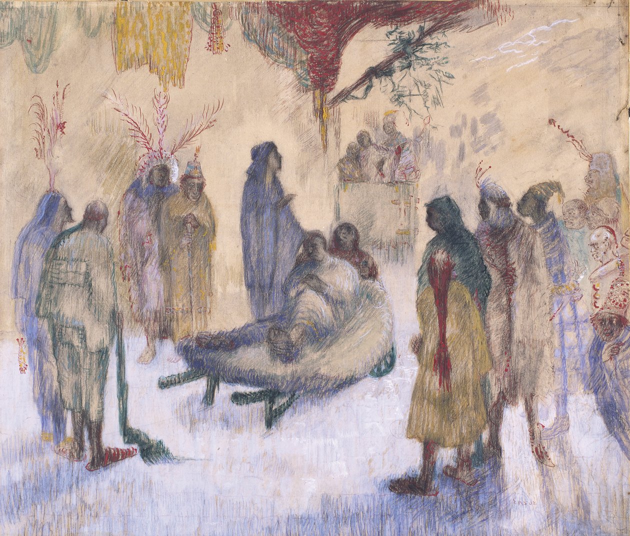 Cristo com o Lame de James Ensor