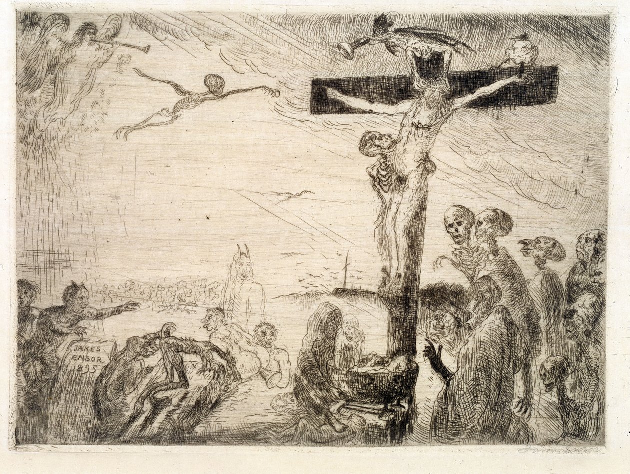 Cristo atormentado pelos demónios de James Ensor