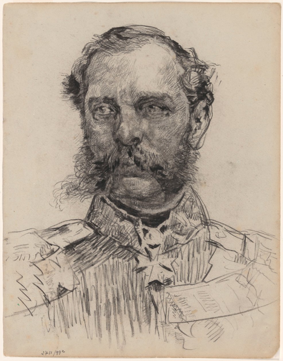 Cópia de um retrato desconhecido de James Ensor
