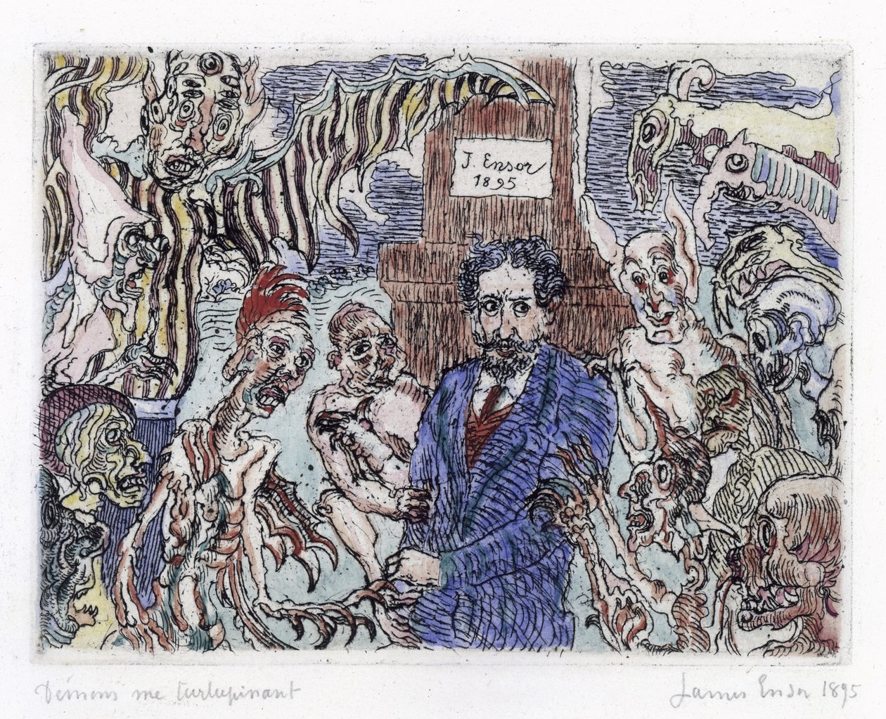 Demónios que me atormentam (Démons me turlupinant) de James Ensor