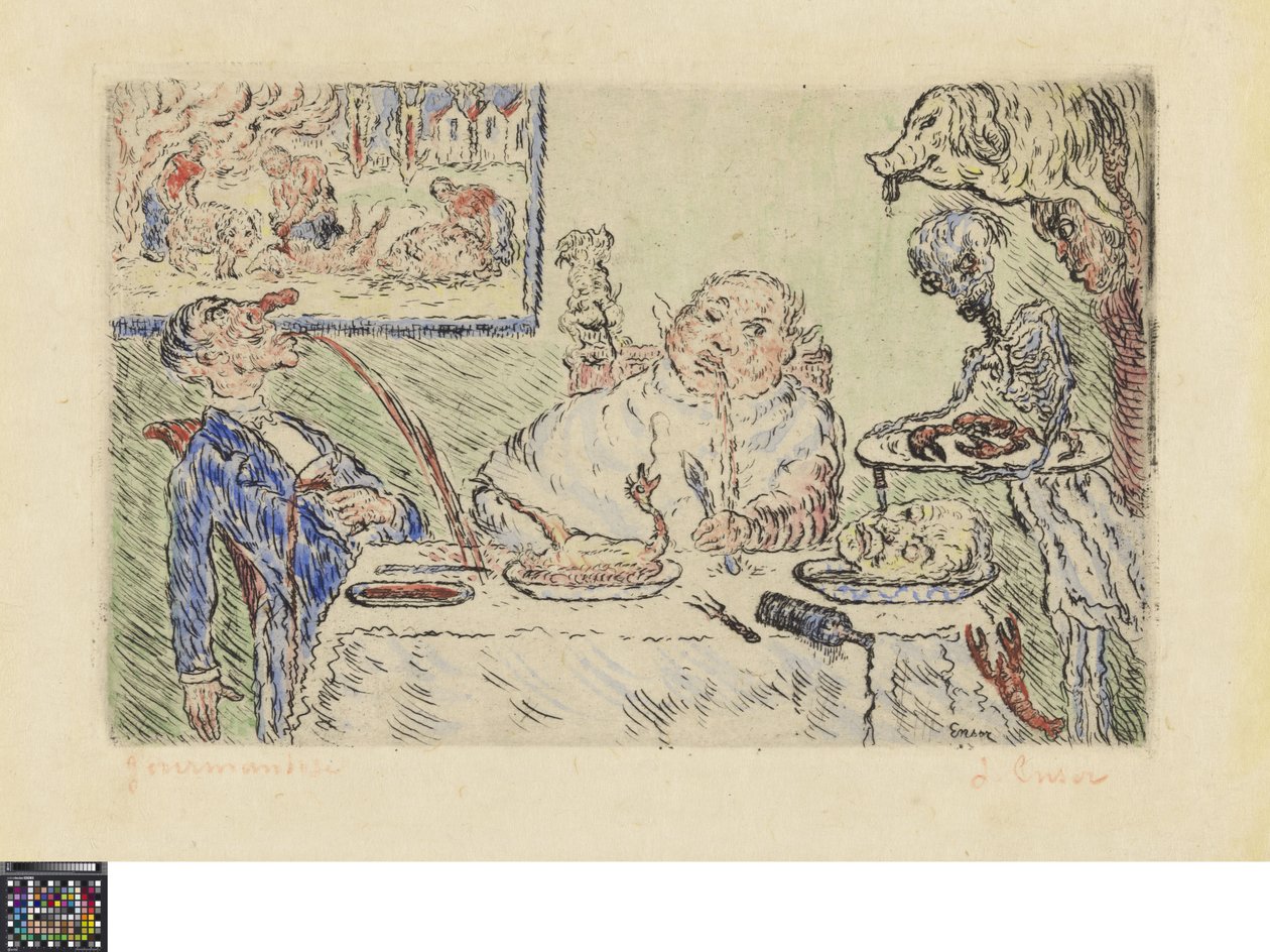 A gulodice de James Ensor