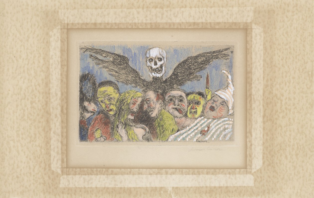 Os pecados capitais dominados pela morte de James Ensor