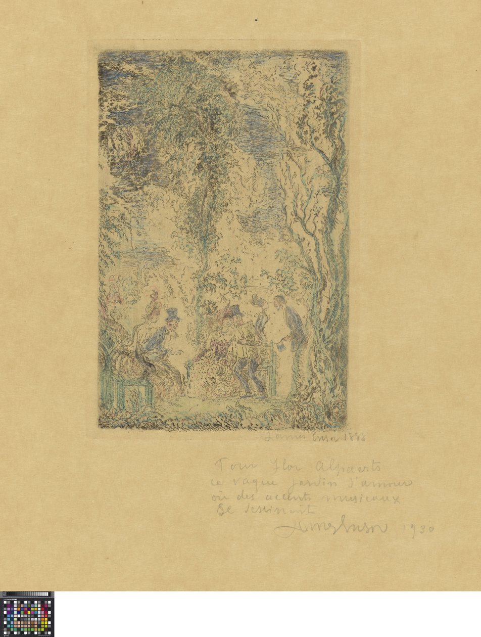 Der Liebesgarten de James Ensor