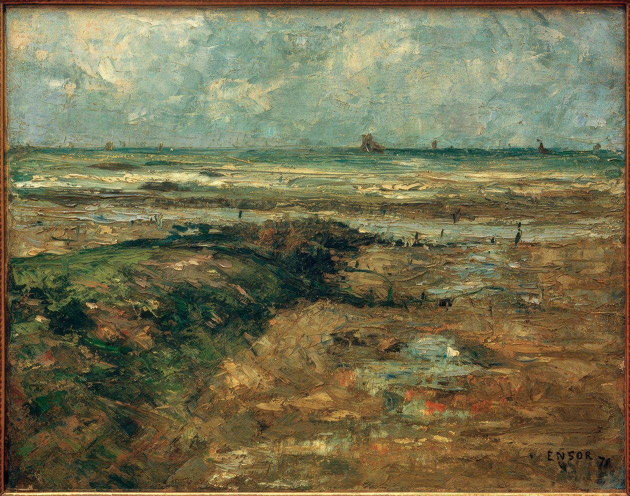 O quebra-mar de James Sidney Ensor