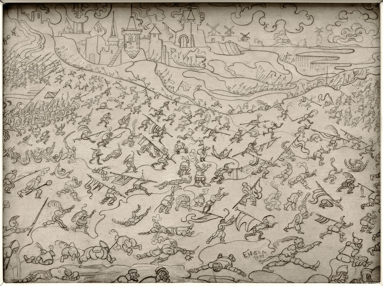 Os Mercenários Sem Lei de James Sidney Ensor