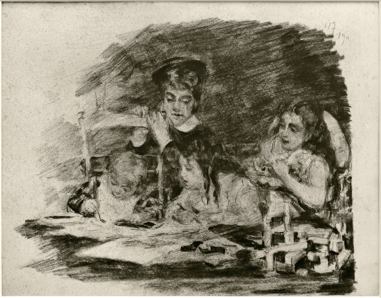 Os pequenos pintores de James Sidney Ensor