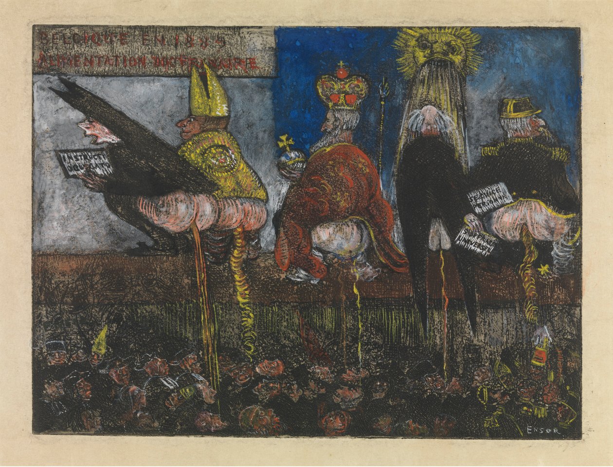 Alimentação doutrinal de James Ensor