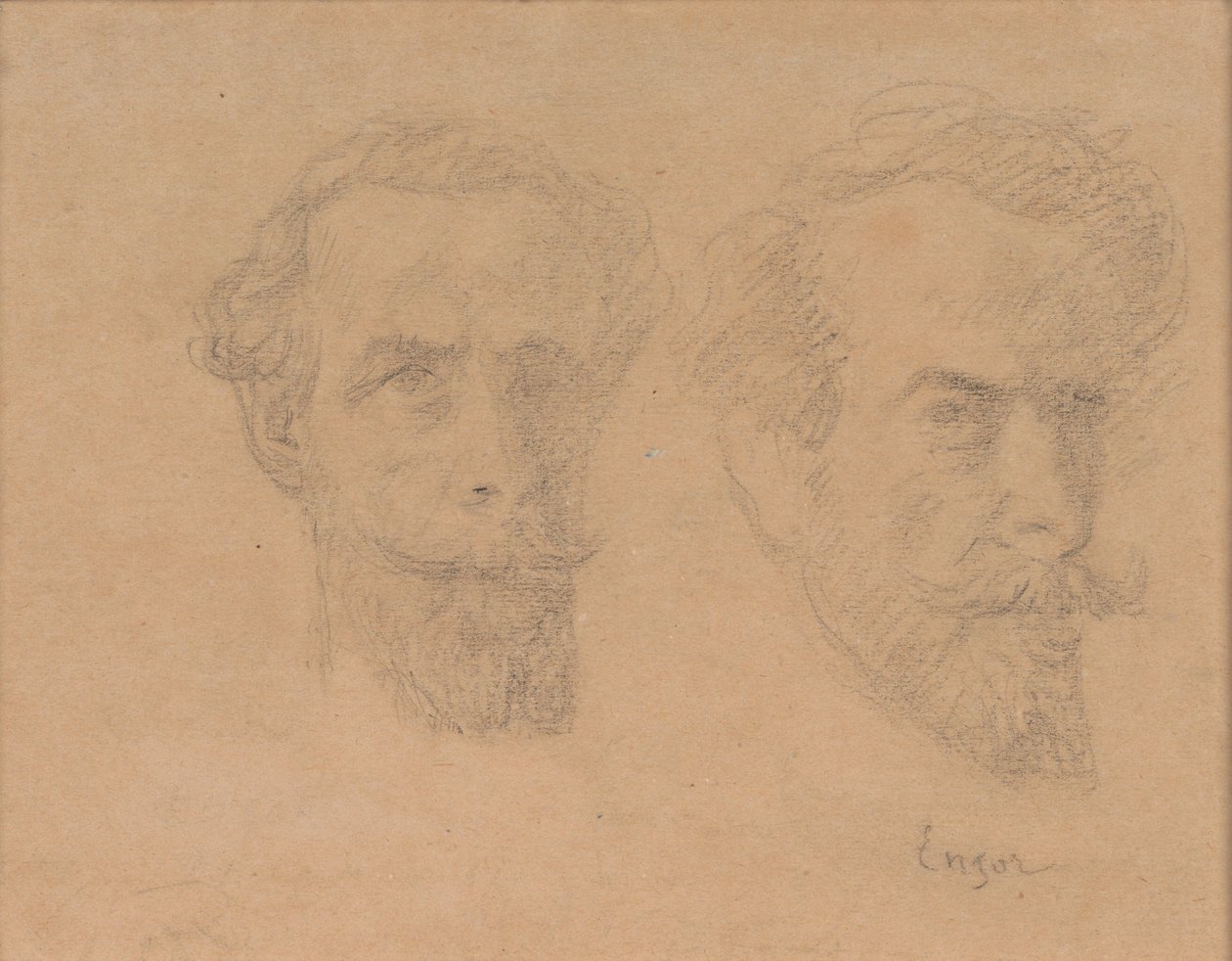Duplo autorretrato de James Ensor