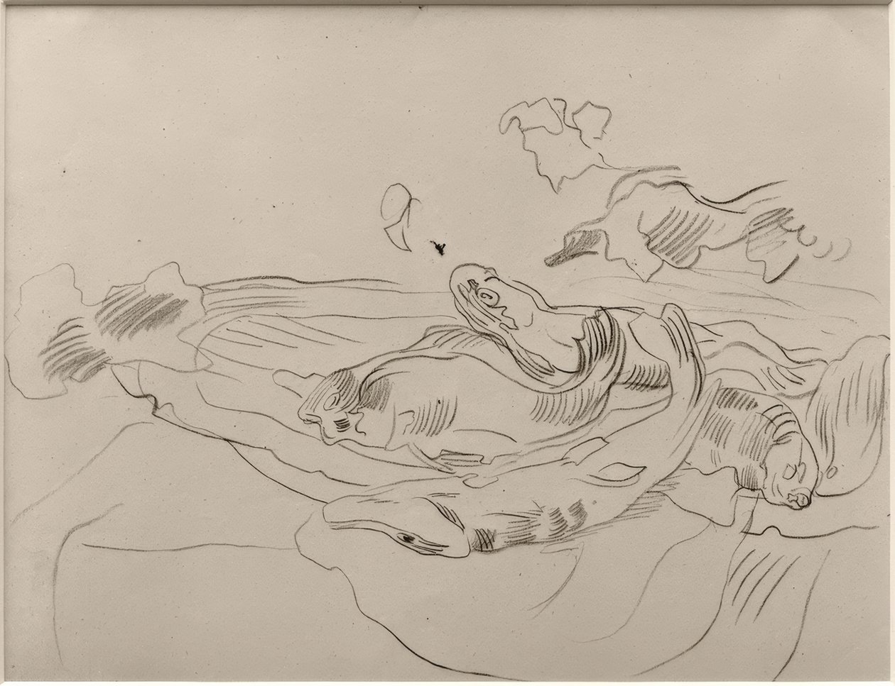 Peixe numa travessa de James Sidney Ensor