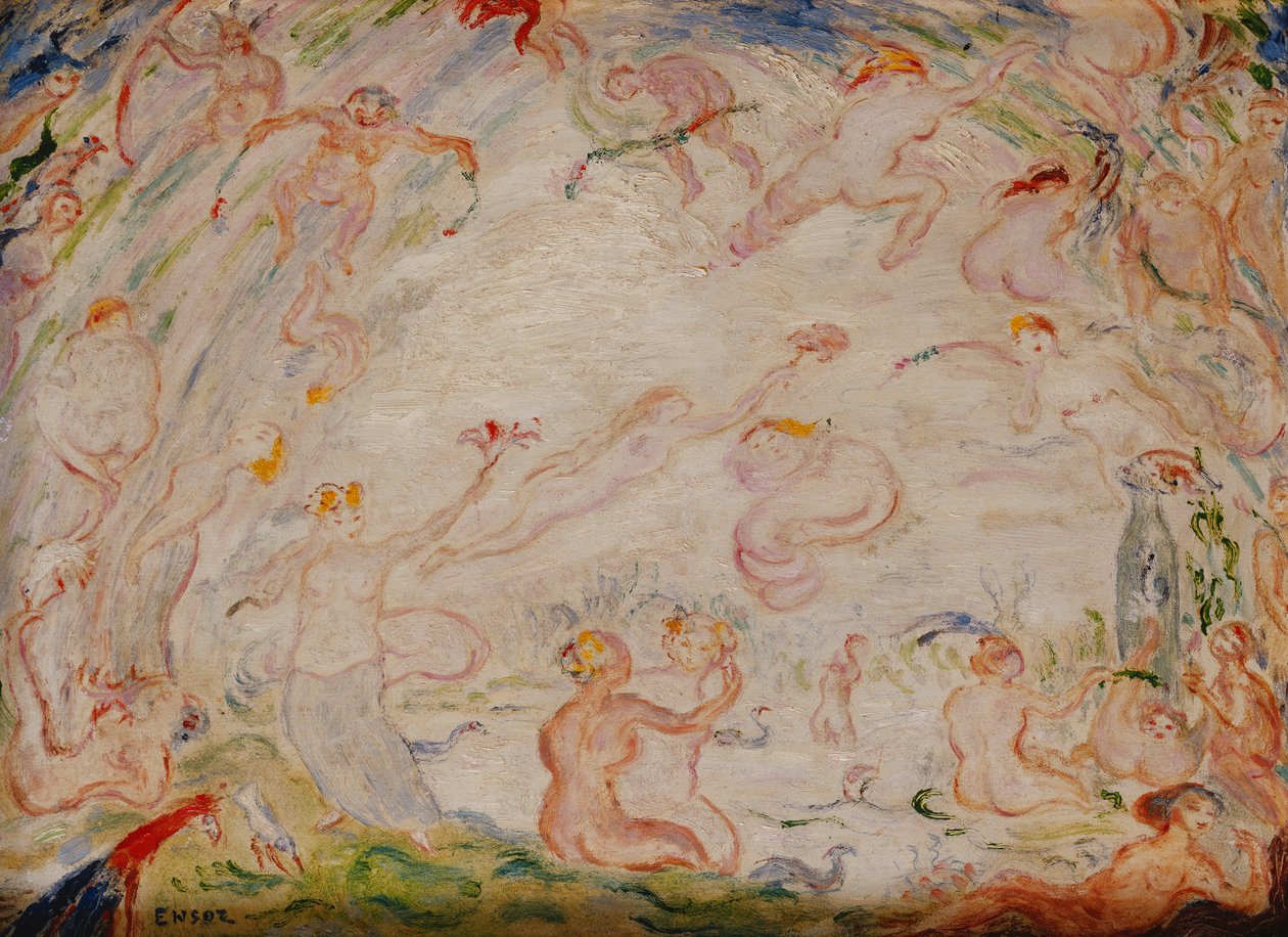Gestos de Ninfas; Gestes de Ninfas de James Ensor
