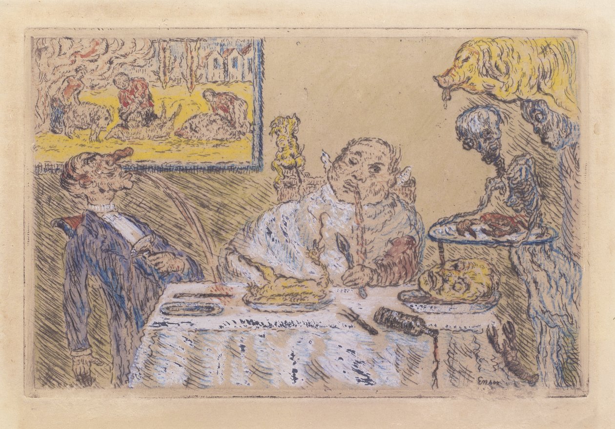 Glutonaria de James Ensor