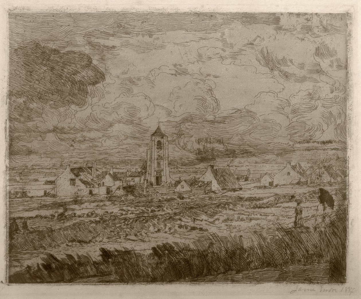 Grande vista de Mariakerke de James Sidney Ensor