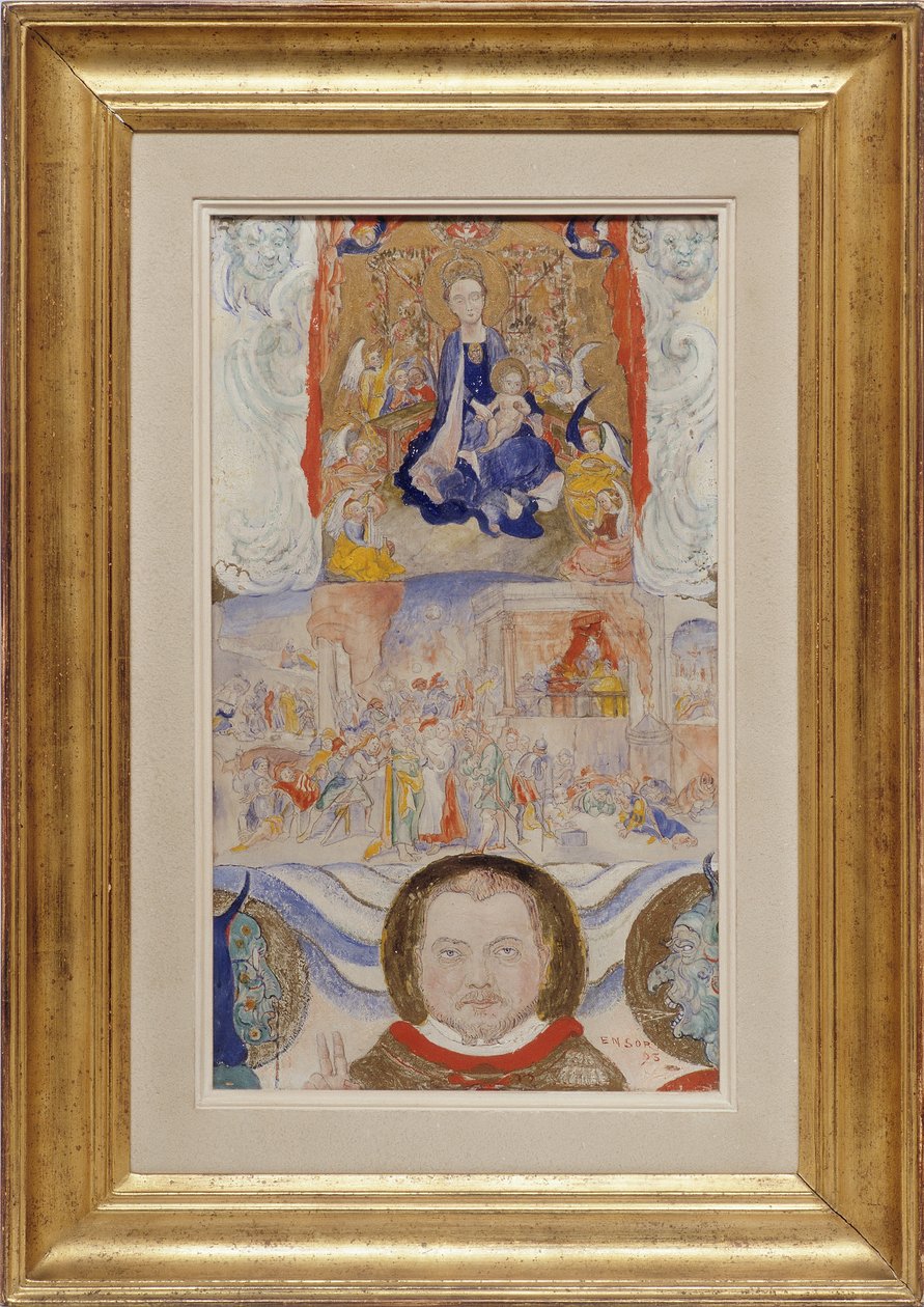 Ícone, Retrato de Eugene Demolder de James Ensor