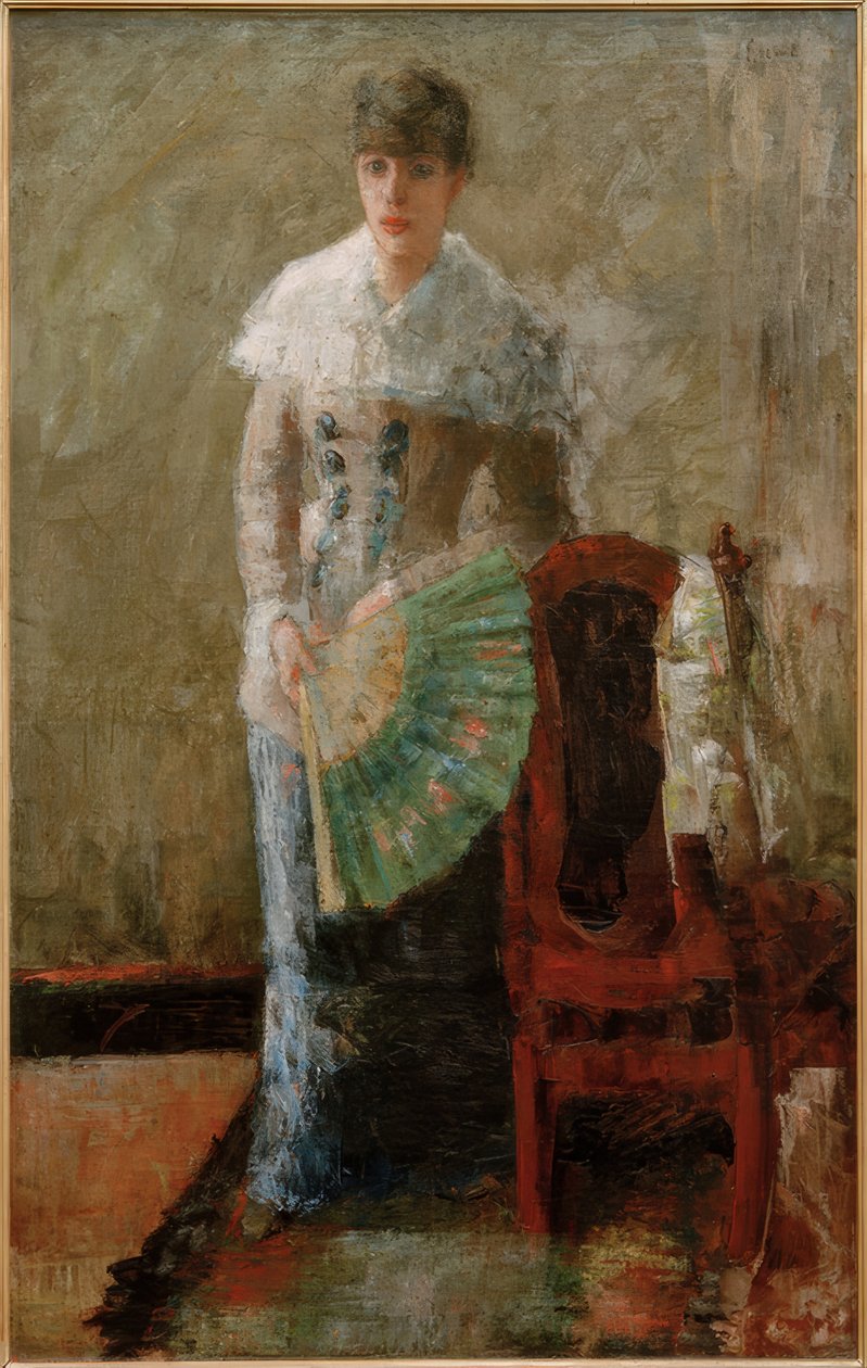 A Senhora com o Fã de James Sidney Ensor