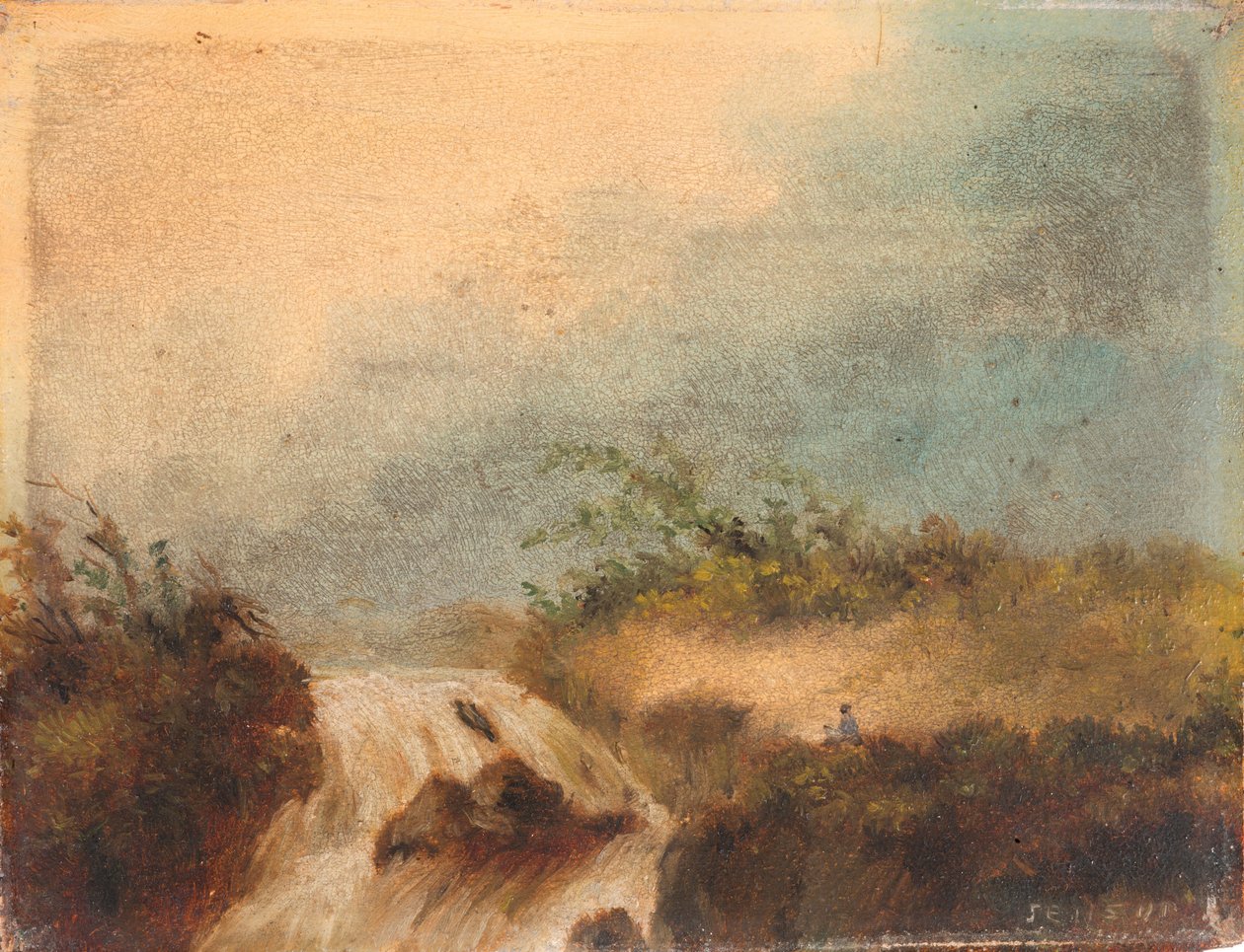 Paisagem com cascatas de James Ensor