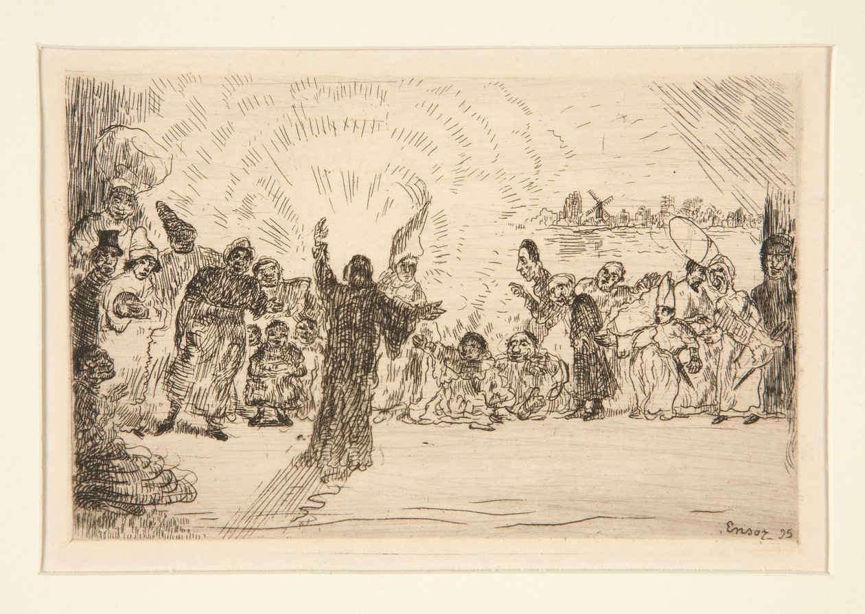 Le Christ aux mendiants (Cristo e os Mendigos) de James Ensor