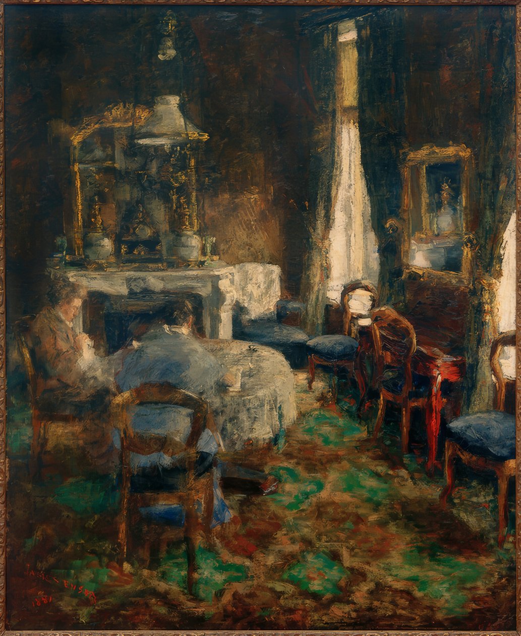O Salão Bourgeois de James Sidney Ensor
