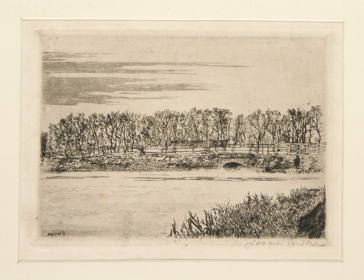 Le pont du bois ? Ostende (A Ponte na Madeira em Ostende) de James Ensor