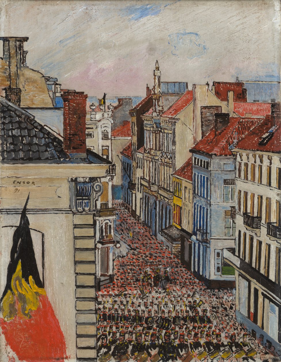 Música na Vlaanderenstraat de James Ensor