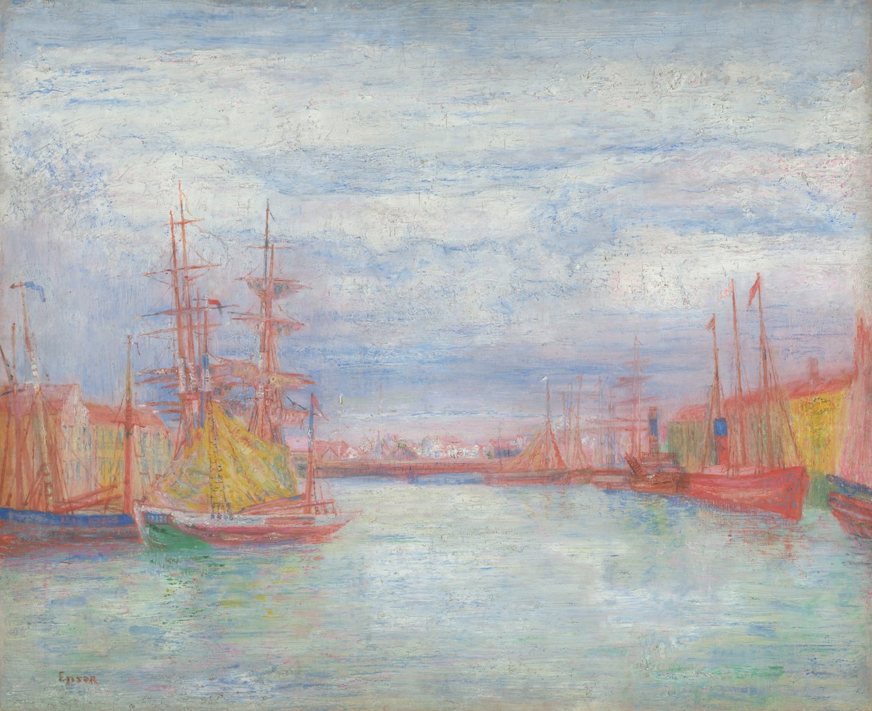 Porto de Ostende de James Ensor