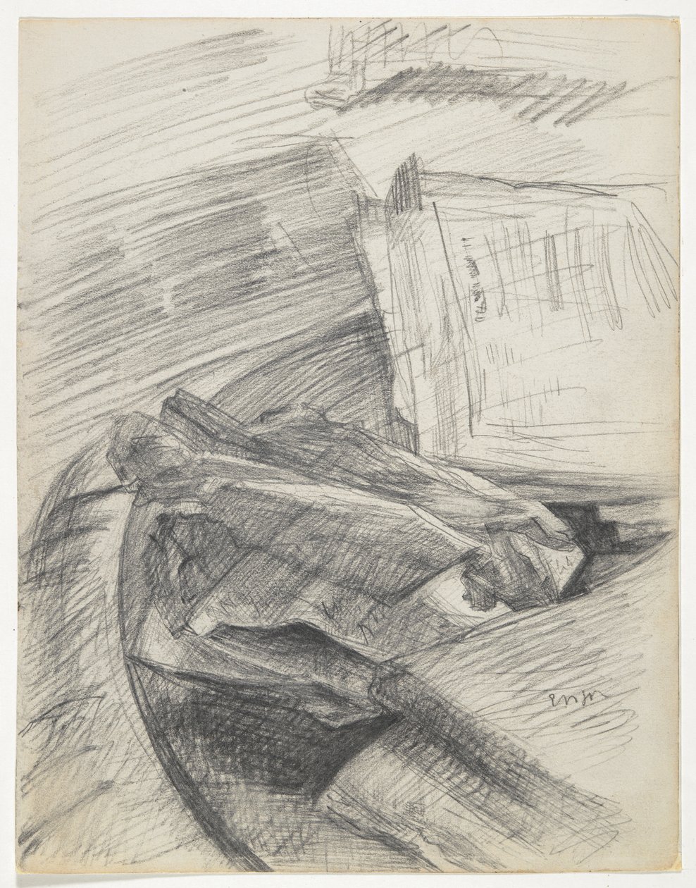 Papéis e Livros Arranjados numa Mesa de James Ensor