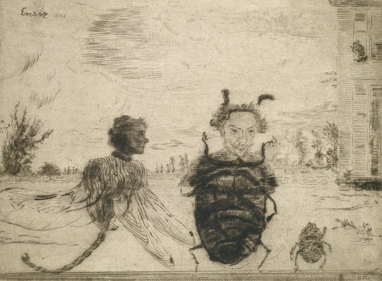 Insectos Peculiar de James Ensor