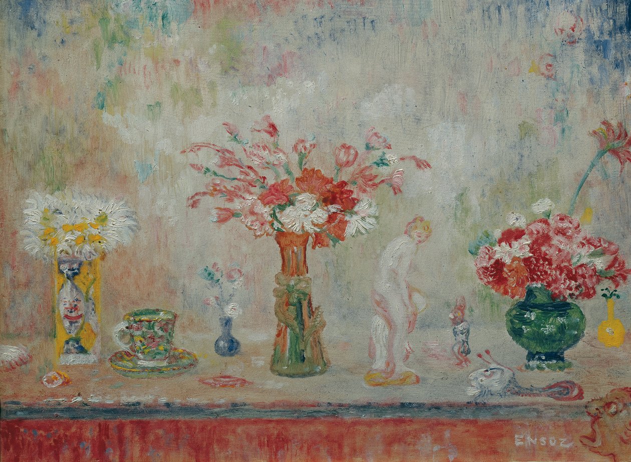 Natureza morta fantástica de James Ensor