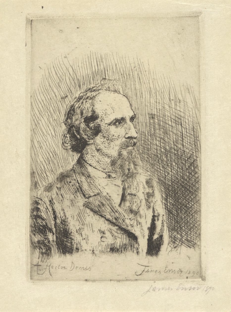 Retrato de Hector Denis de James Ensor
