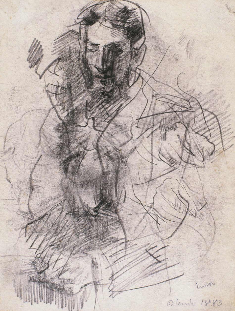 Retrato do artista, Willy Finch de James Ensor