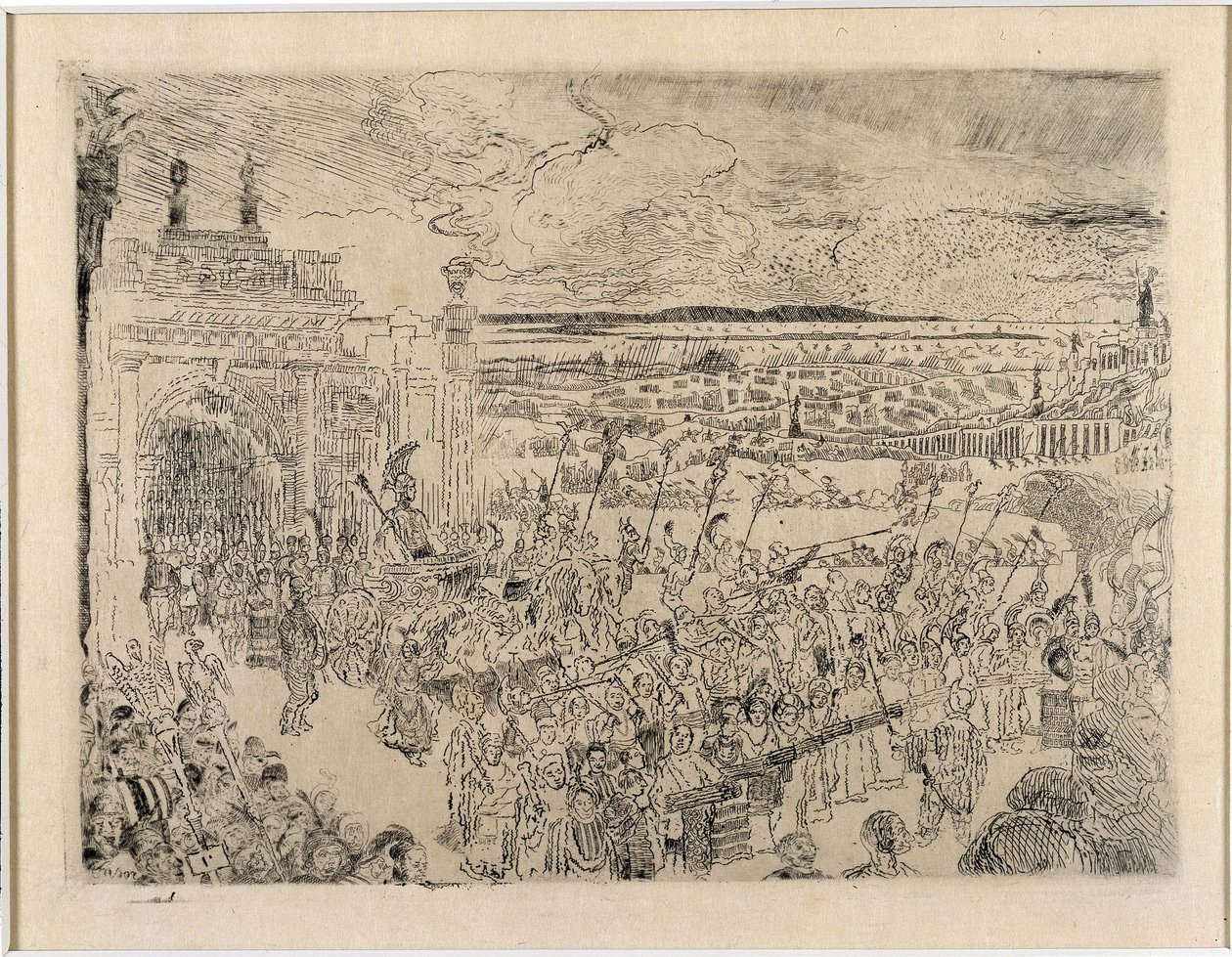 Triunfo romano de James Ensor