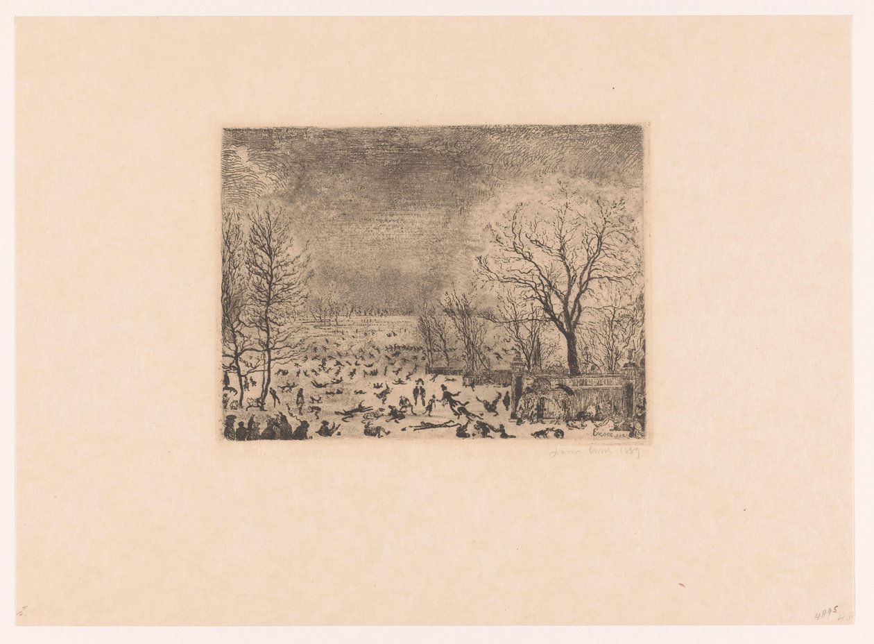 Estradas de água
Les patineurs de James Ensor