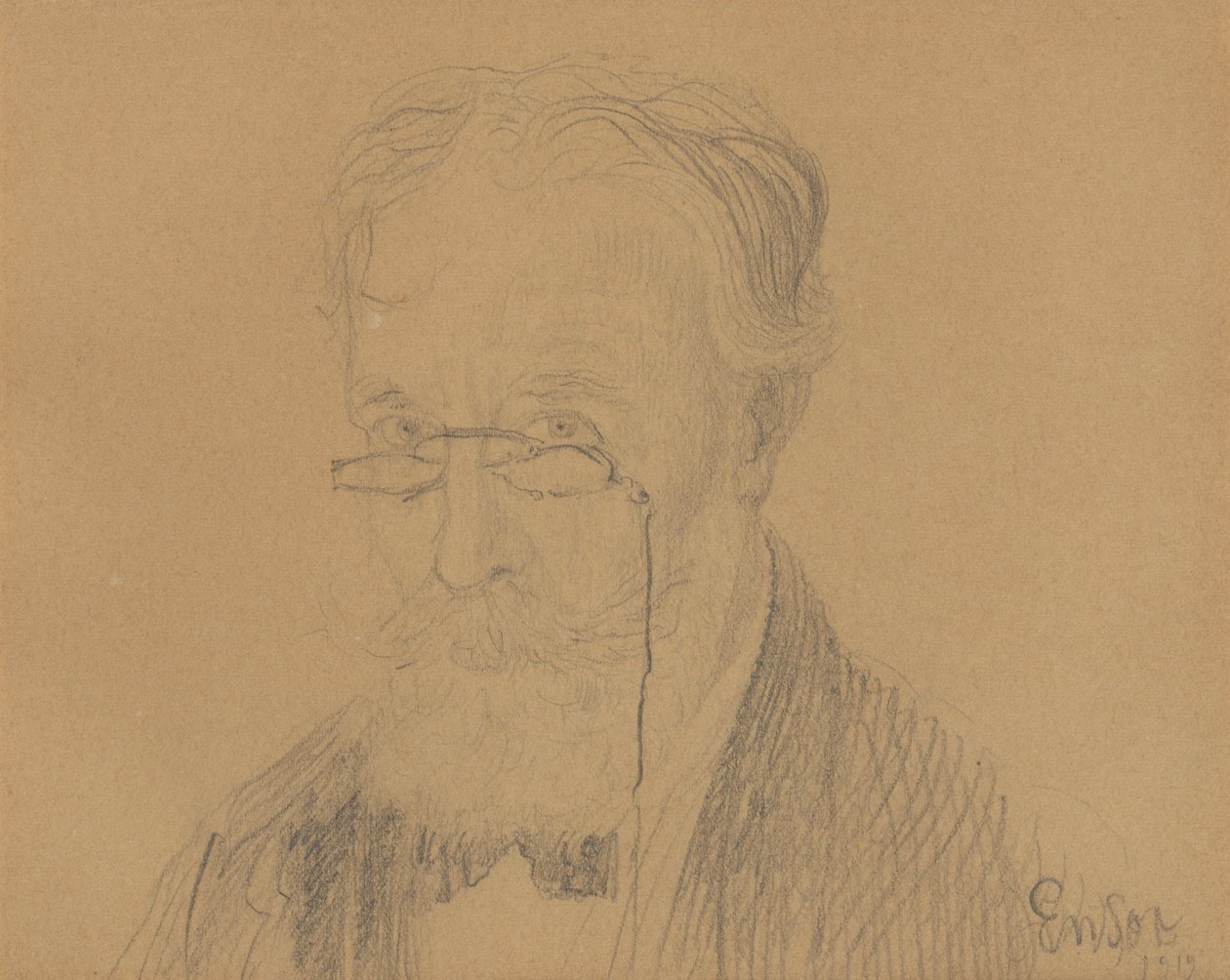Autorretrato de James Ensor