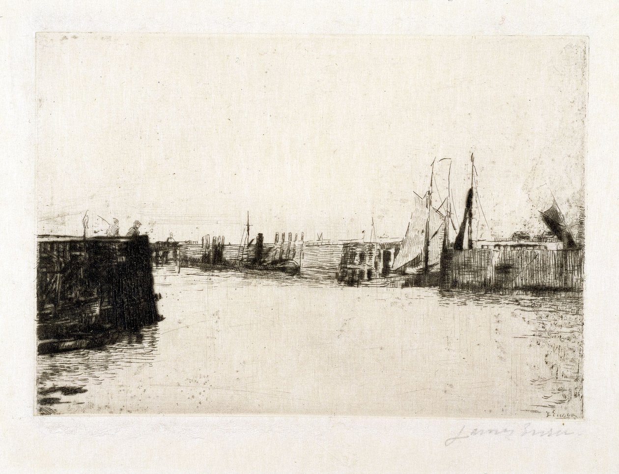Cerca de palos de James Ensor