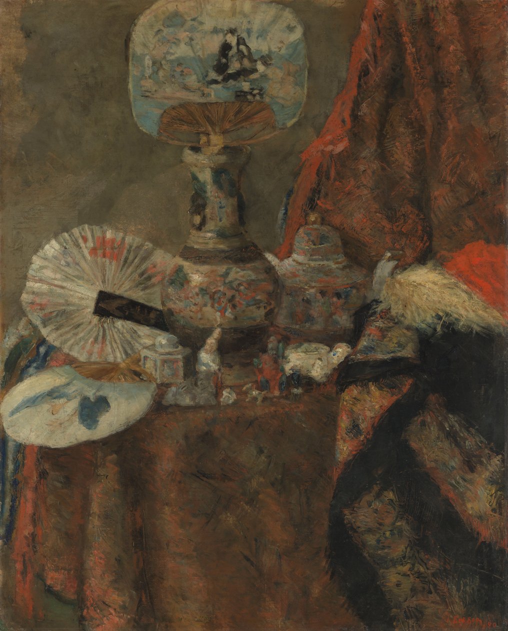 Natureza-morta com chinoiseries de James Ensor