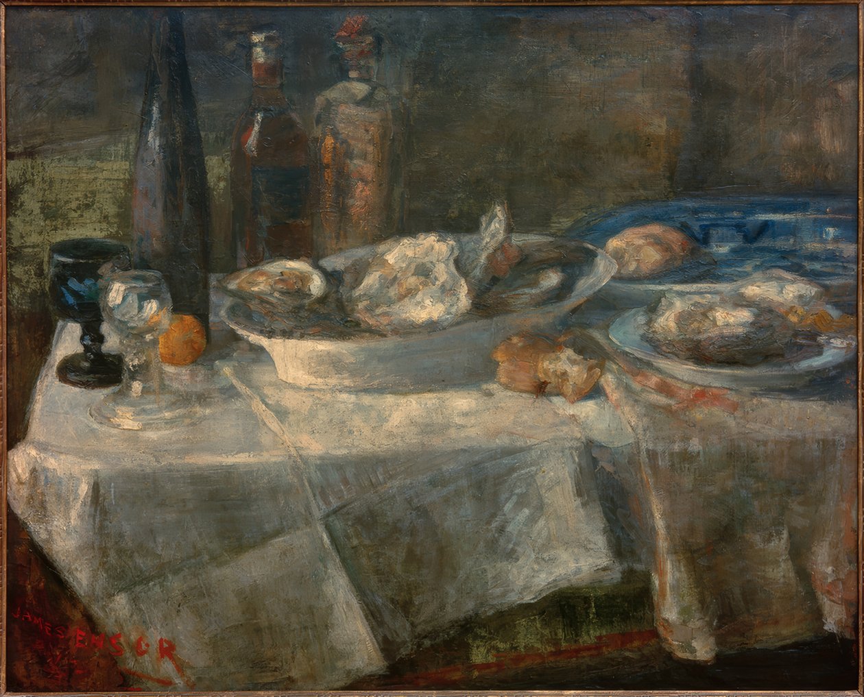 Natureza Morta com Ostras de James Sidney Ensor