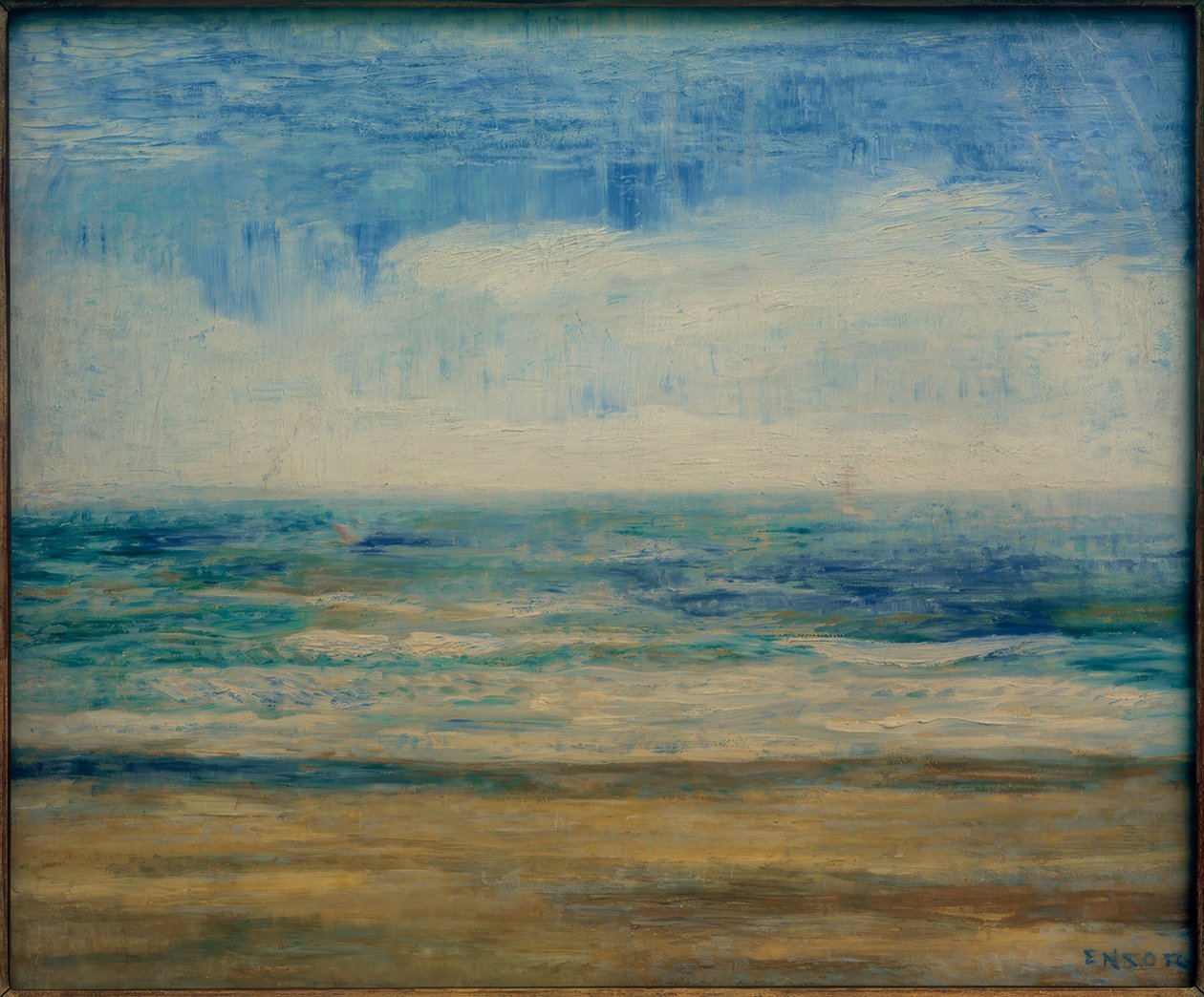 praia de Ostende de James Sidney Ensor
