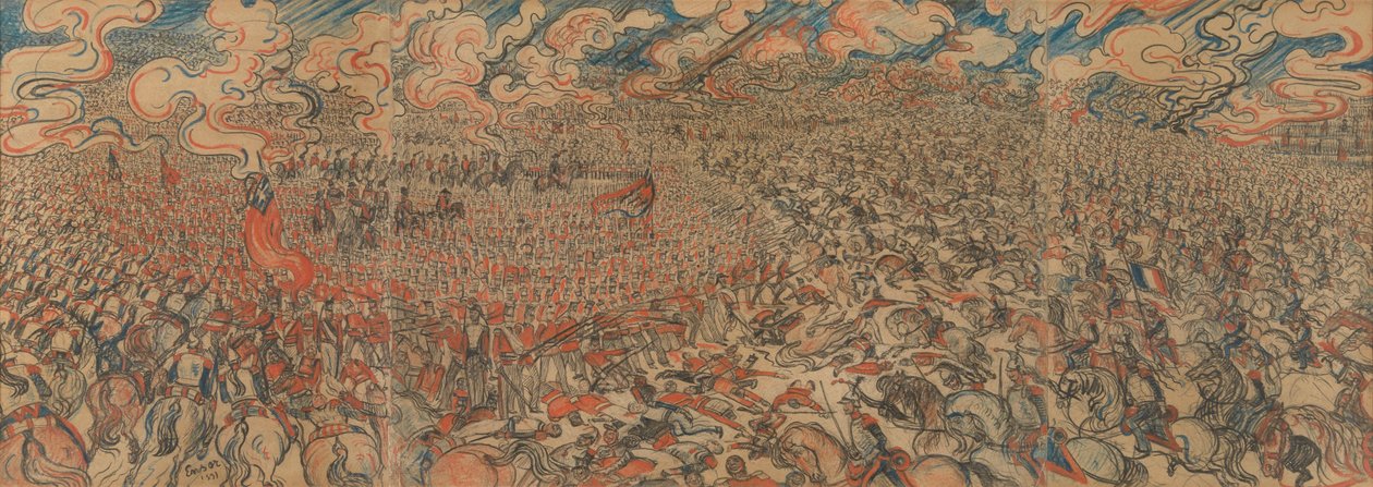 Os couraceiros em Waterloo de James Ensor
